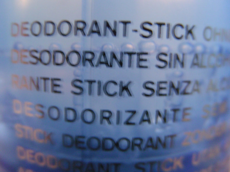 deodorant stick
