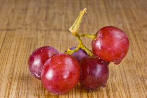 red grape on table