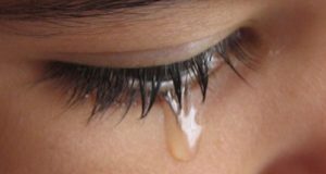women tears