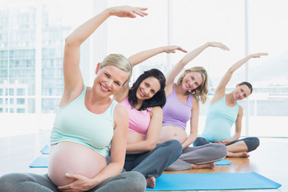Baby  yoga women