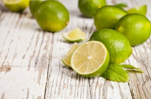 lime on the table